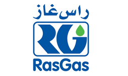 RasGas logo with RG letters and a green leaf.