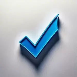 Ett bocktecken med blå bakgrund som visar digital expertis.